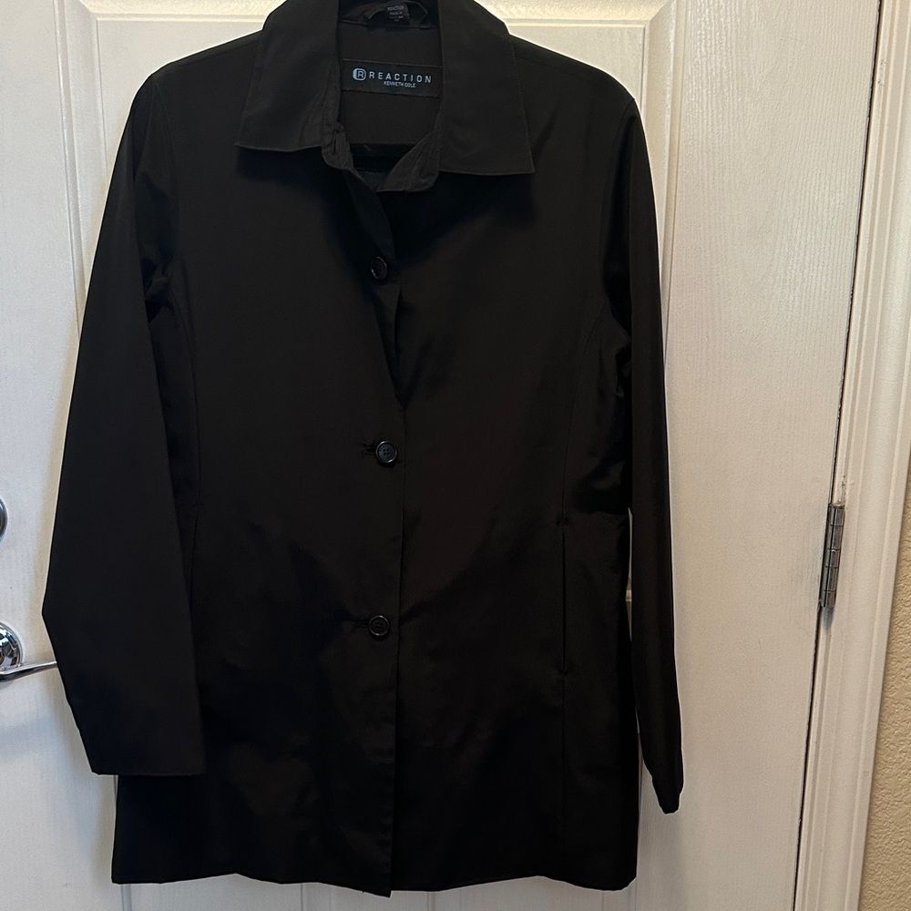 Reaction Kenneth Cole Women's Black Trench Coat